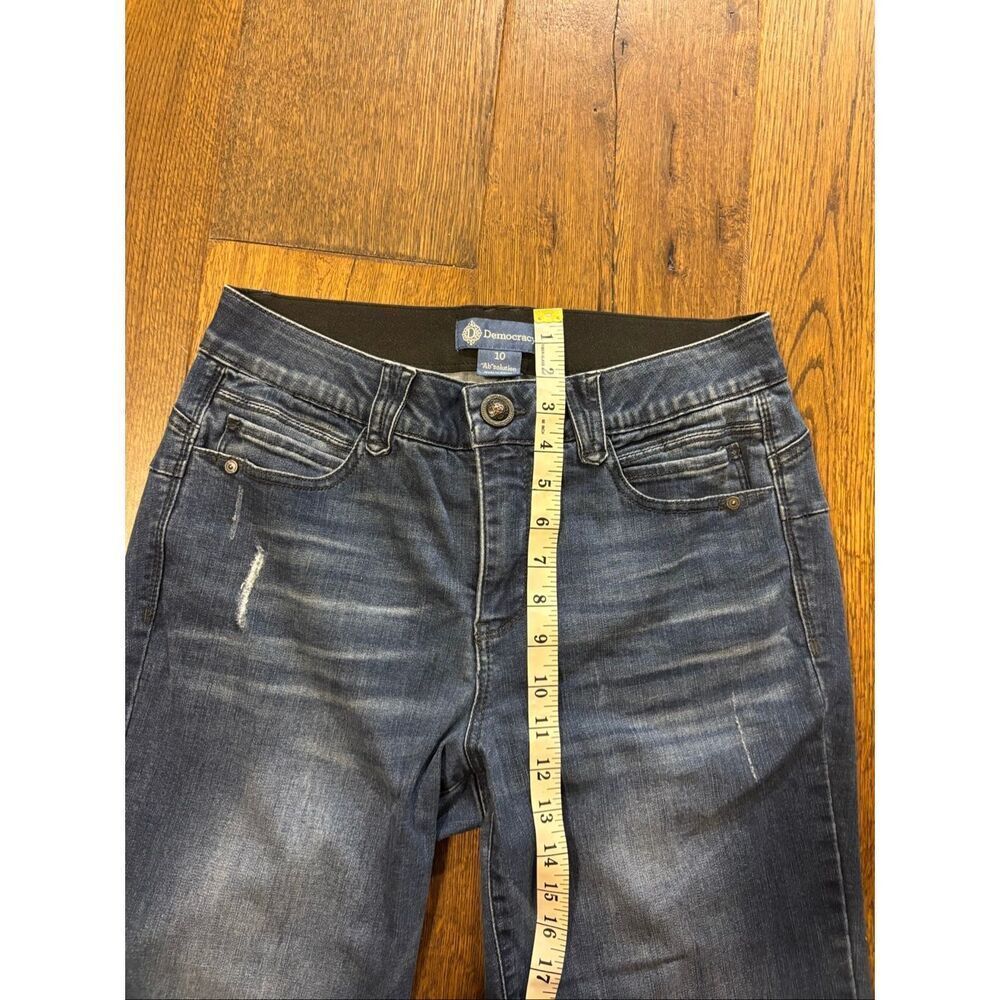 Democracy absolution straight leg lightly distressed jeans 10 - Picture 8 of 9